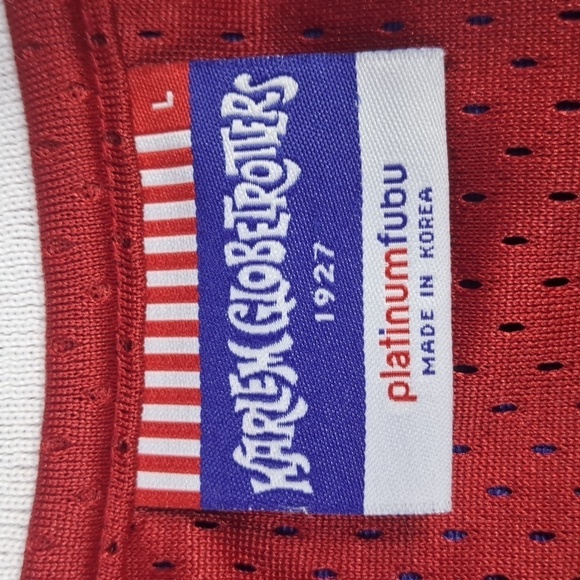 Vintage Y2K Fubu Platinum Harlem Globetrotters stitched Lemon basketball jersey - Picture 7 of 7